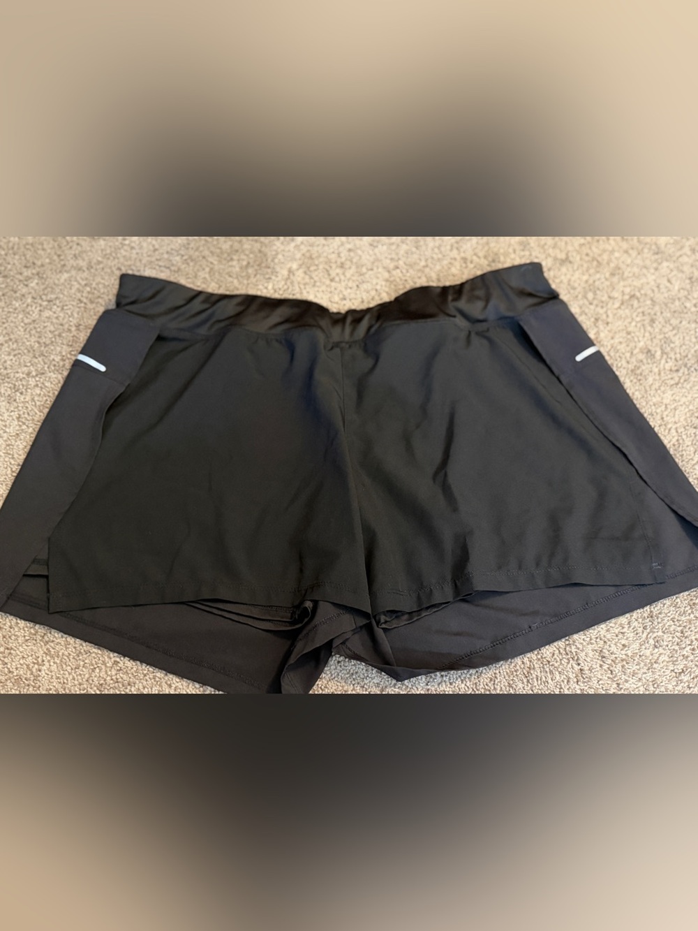 Avia Black Active Running Shorts Size XXL (20)